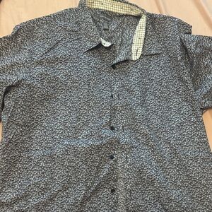 Van Heusen Black and White Casual Shirt